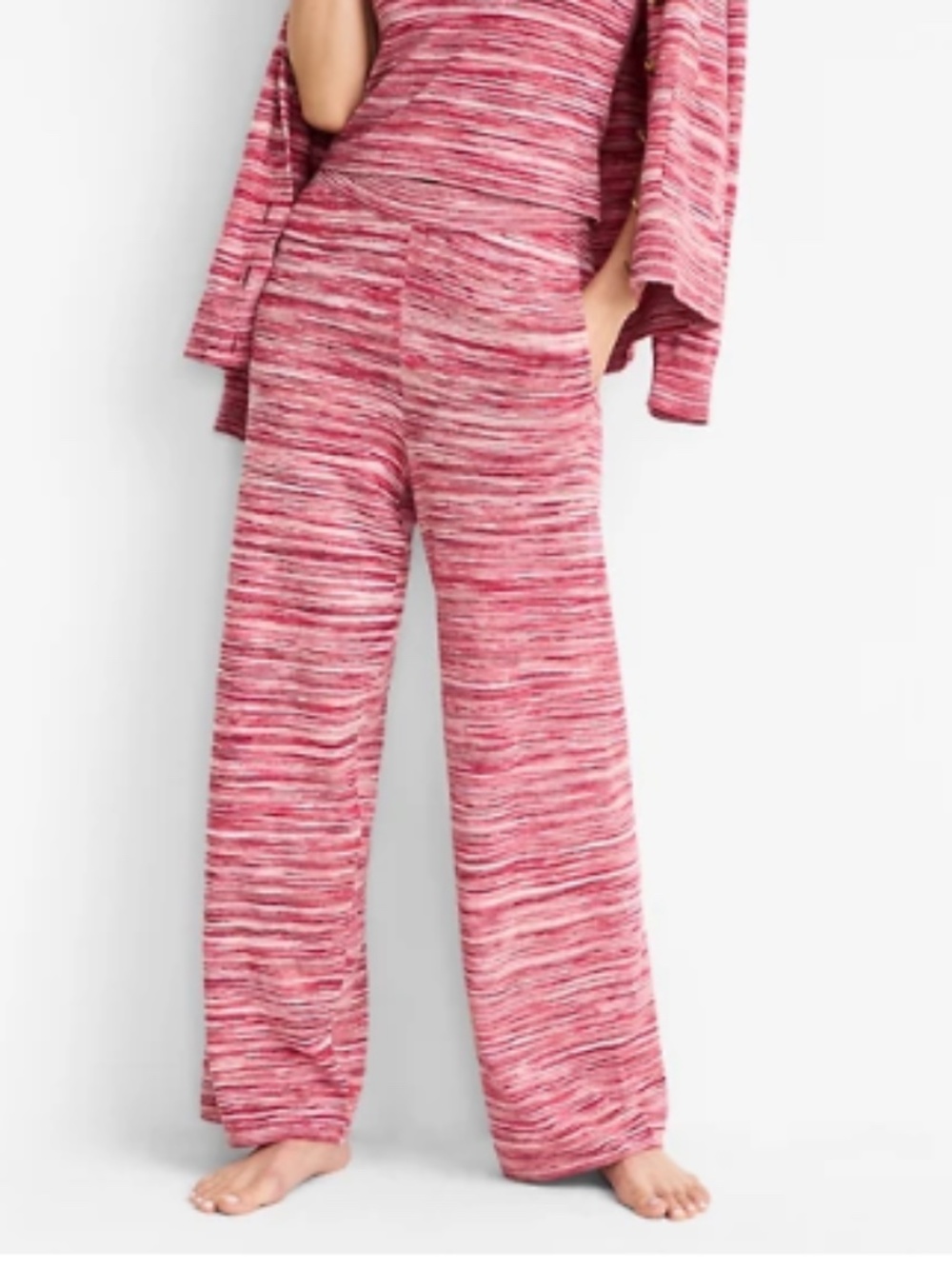 State of Day Women's Space-Dye Sweater Pajama Pants